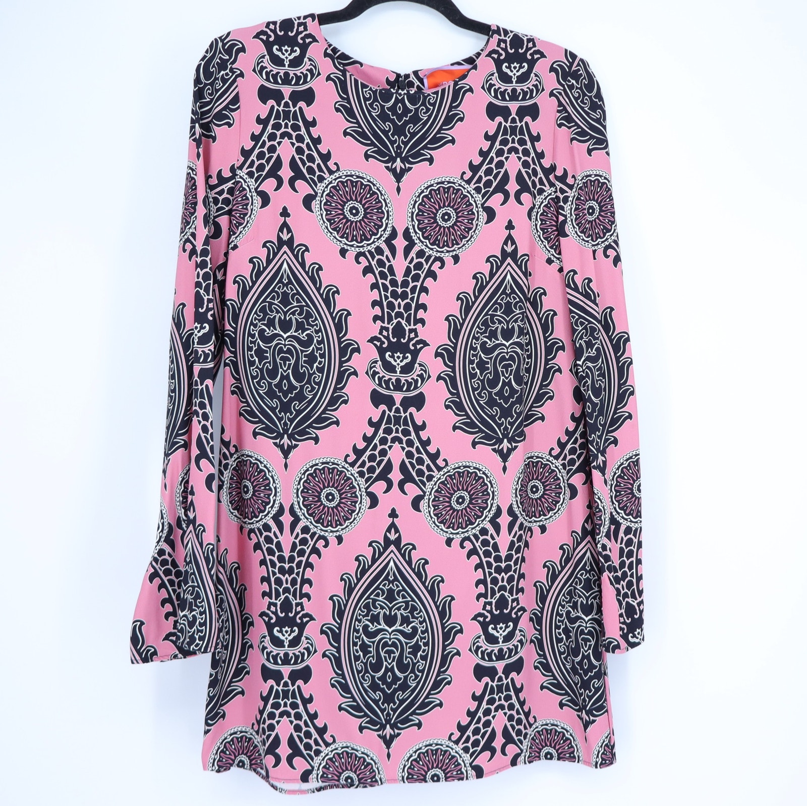 La Doublej Mini Supremes Swing Dress Oltrarno Pink Long Sleeve Women's L